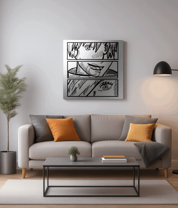 Metal painting-3d